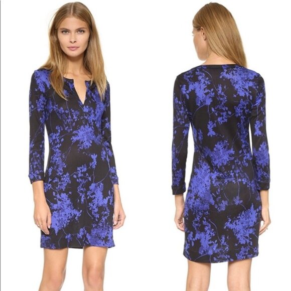 Diane Von Furstenberg Raye Silk Dress (Size 4) - Picture 1 of 3